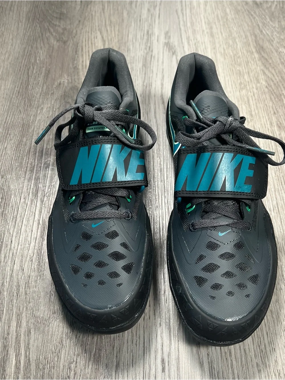 Nike Zoom Rotational 6 Black Track Throwing Shoes Mens 6 Womens 7.5 FZ9606-001
